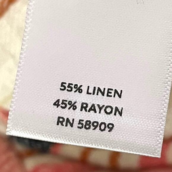 Westbound NWT Mid Rise Wide Leg Cropped Fray Hem Stripe Print Pants 3X - Picture 13 of 14